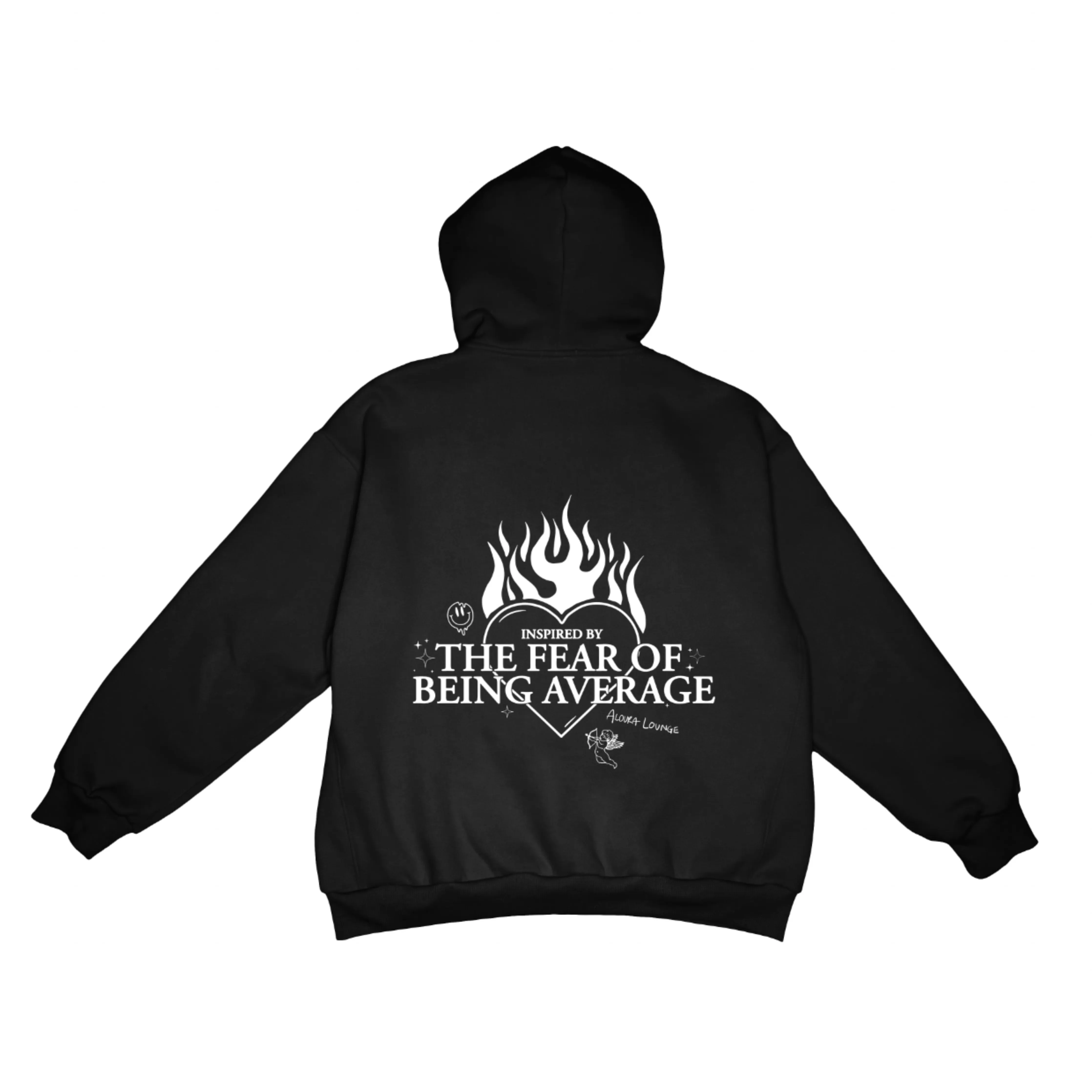 midnight IBTFOBA ultra cozy hoodie sold by Aloura Lounge