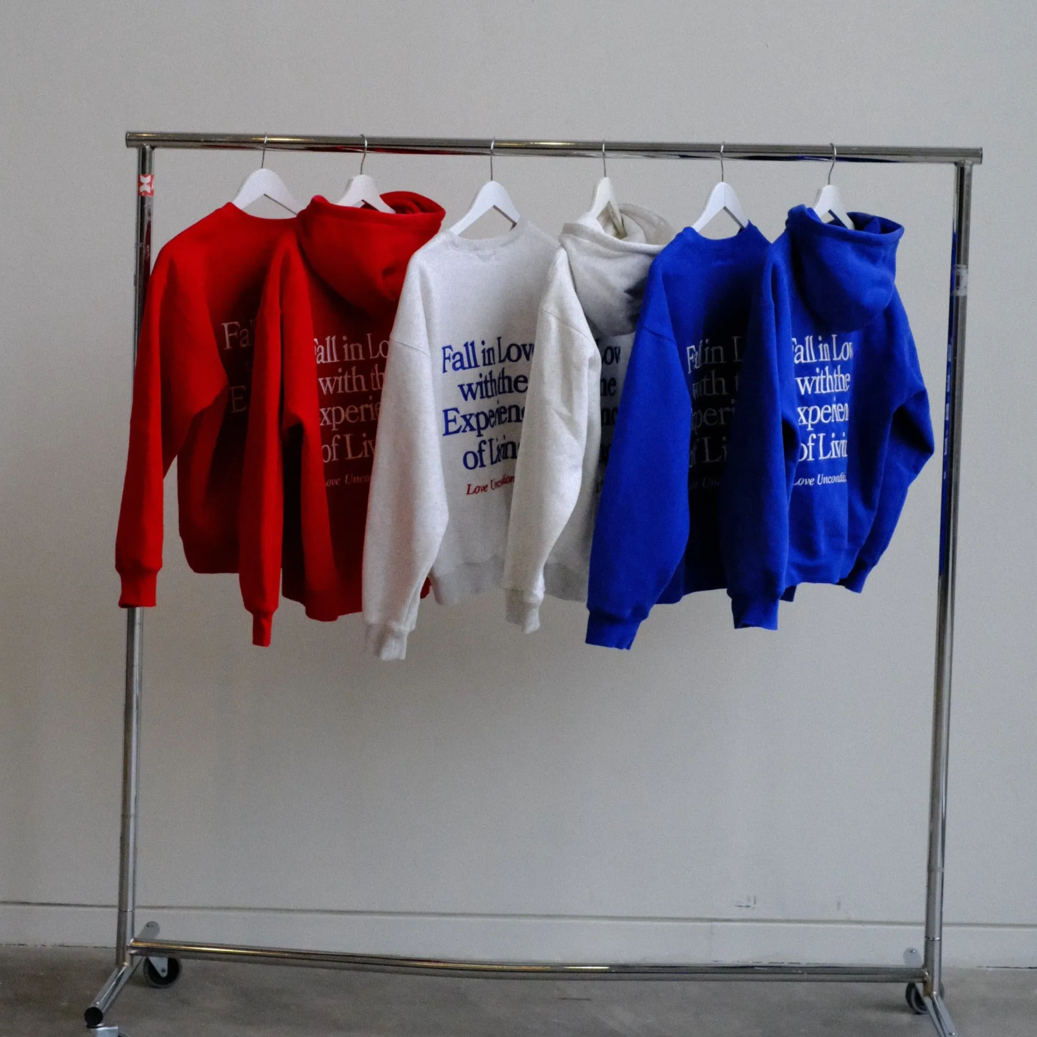 saturn tessa x aloura “live with love" ultra cozy crewneck sold by Aloura Lounge product image thumbnail 5