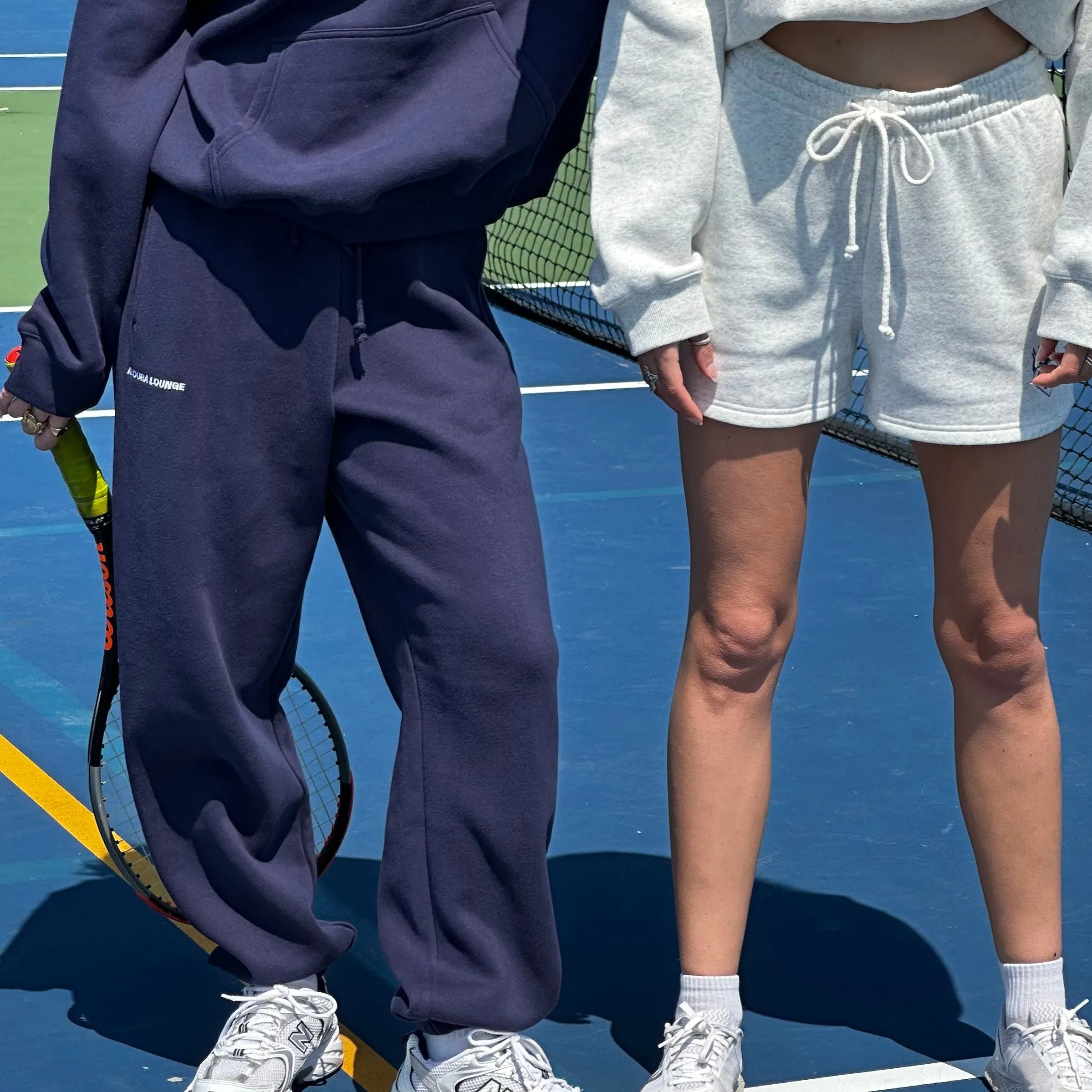 sapphire oversized ultra cozy dte sweatpants sold by Aloura Lounge product image thumbnail 3