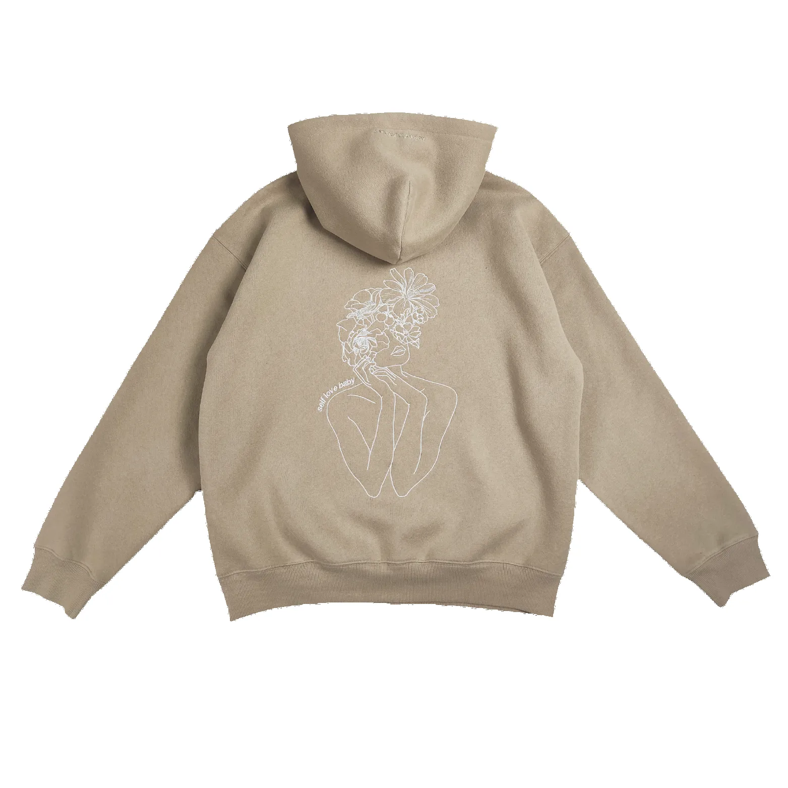 dolce oversized ultra cozy self love hoodie sold by Aloura Lounge