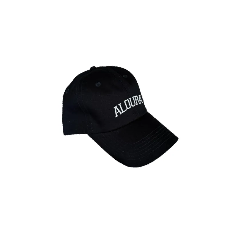 "aloura" navy baseball cap sold by Aloura Lounge