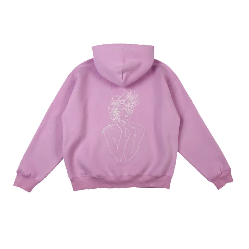 blossom oversized self love hoodie *pre-order sold by Aloura Lounge