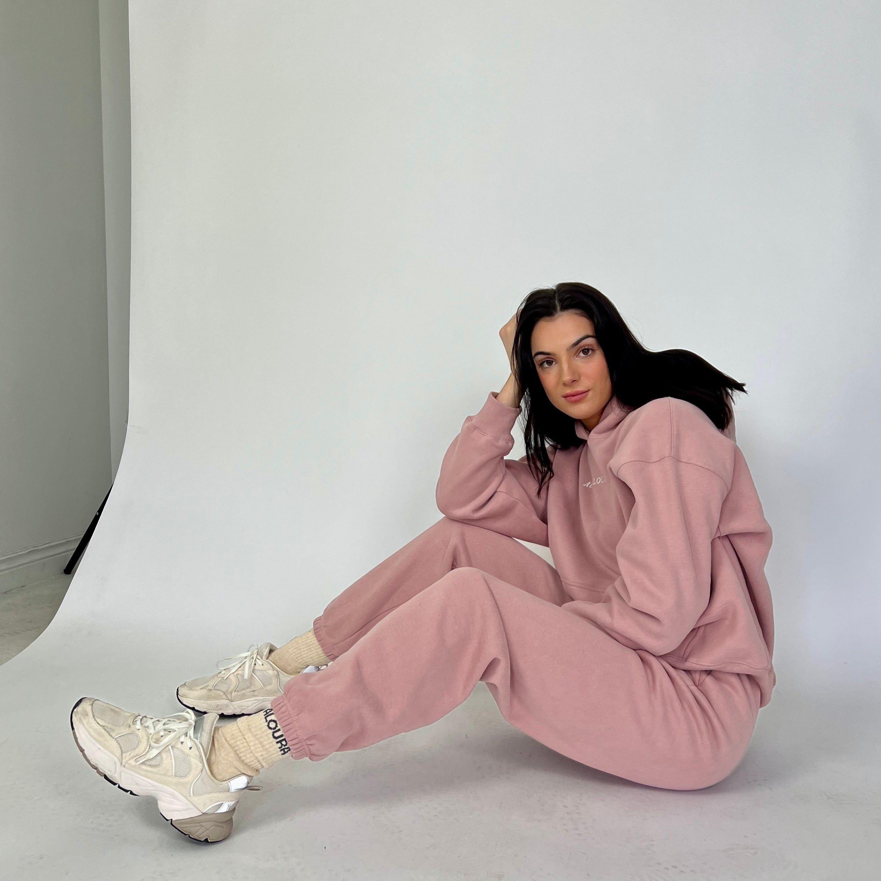 blush ultra cozy self love hoodie sold by Aloura Lounge product image thumbnail 4