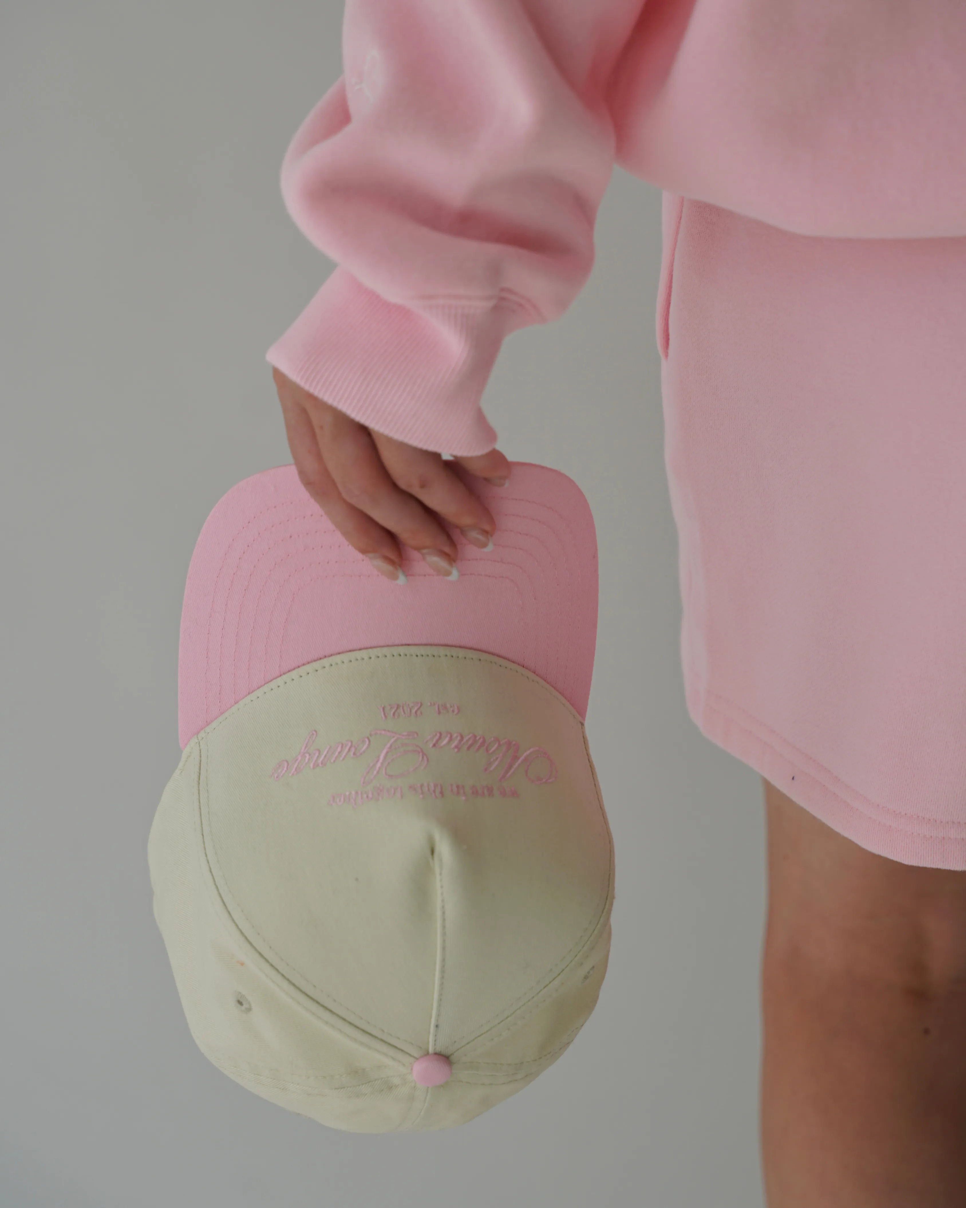 strawberry milk aloura trucker hat sold by Aloura Lounge product image thumbnail 3