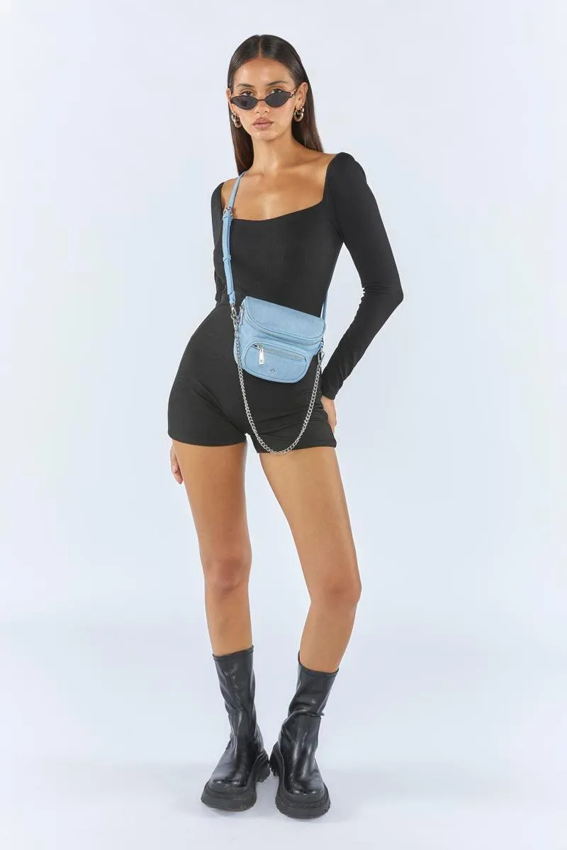 Milly - Croc Denim sold by PETA AND JAIN product image thumbnail 5