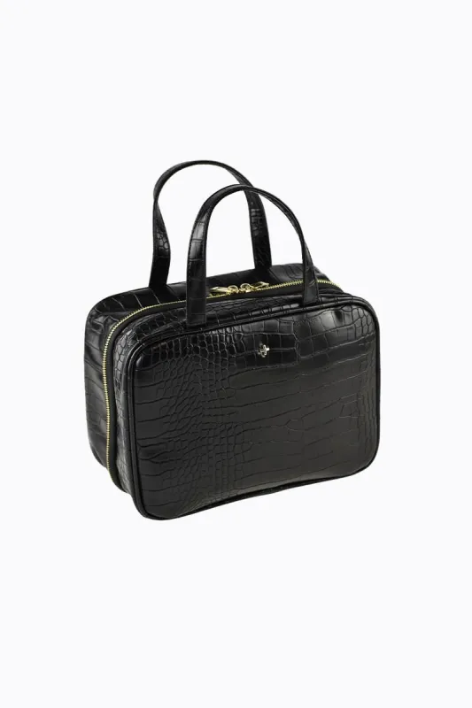 Sutton - Black Croc sold by PETA AND JAIN