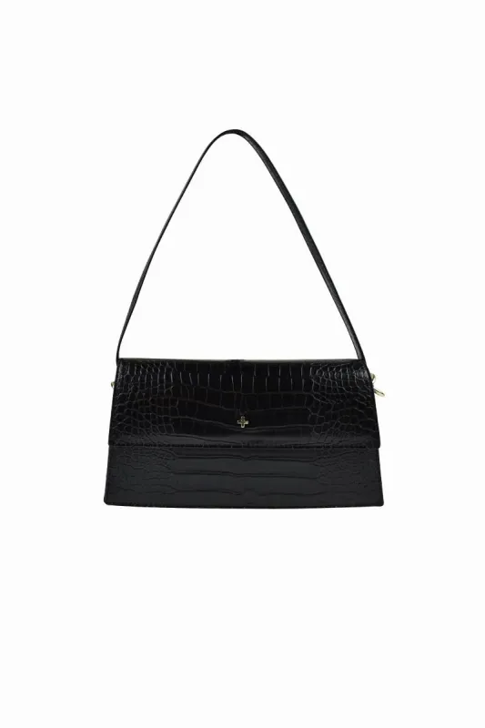 Starri - Black Croc sold by PETA AND JAIN