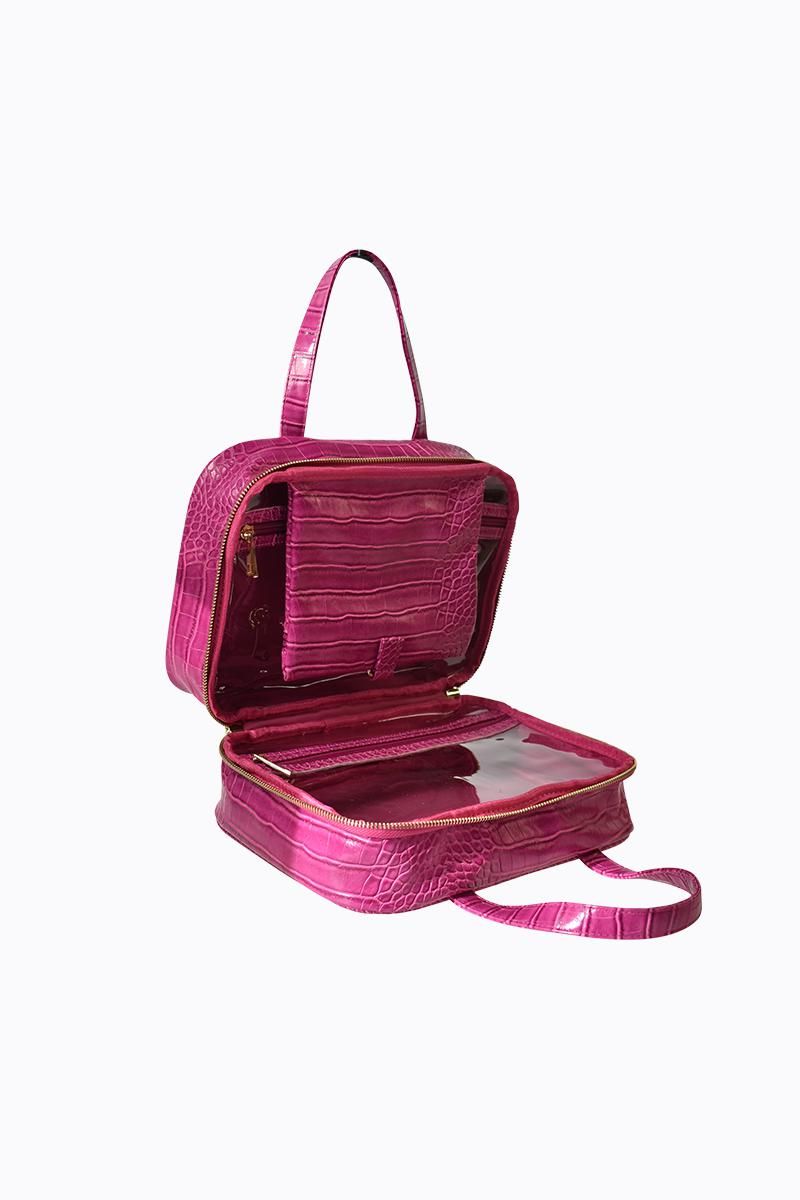 Sutton - Fuchsia Croc sold by PETA AND JAIN product image thumbnail 2