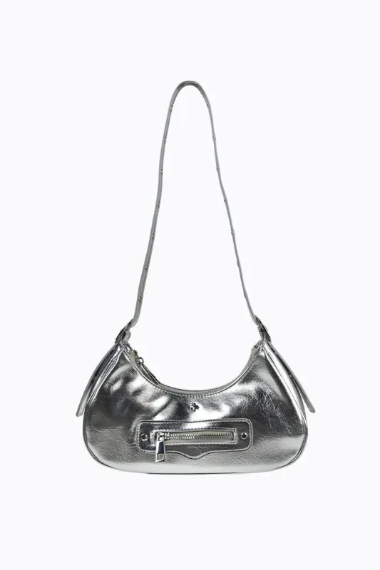 Moto - Metallic Silver sold by PETA AND JAIN