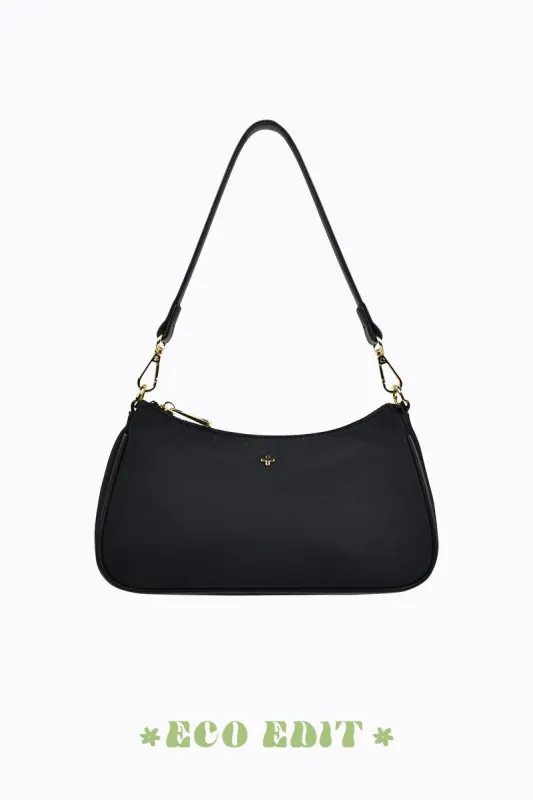 Rosalia - Black Nylon Gold sold by PETA AND JAIN