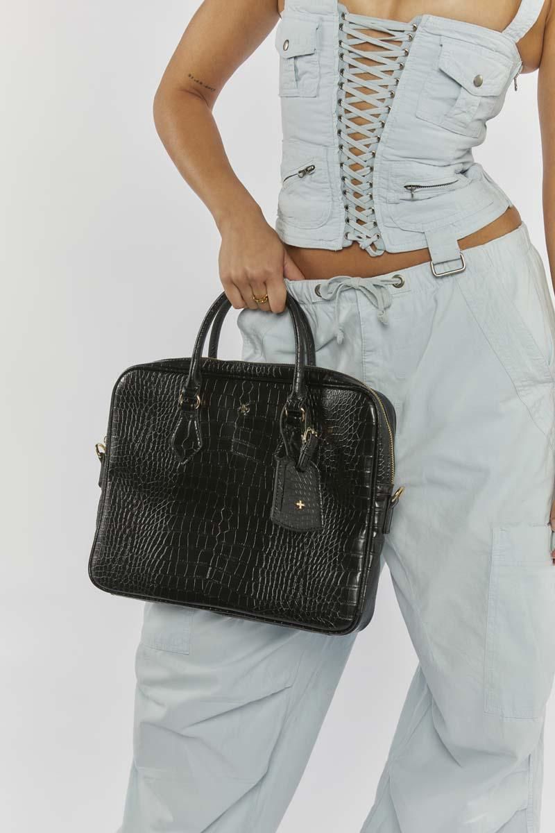 Gilmore - Black Croc Gold sold by PETA AND JAIN product image thumbnail 2