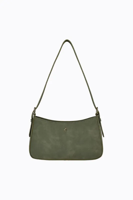 Lilu - Khaki Faux Suede sold by PETA AND JAIN