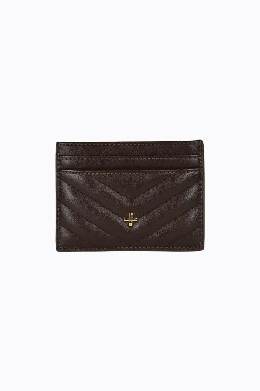 Izzy - Chocolate Quilted Crinkle sold by PETA AND JAIN