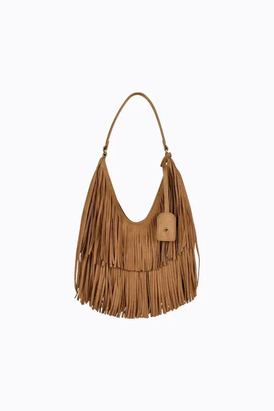 Phoebe - Tan Faux Suede sold by PETA AND JAIN