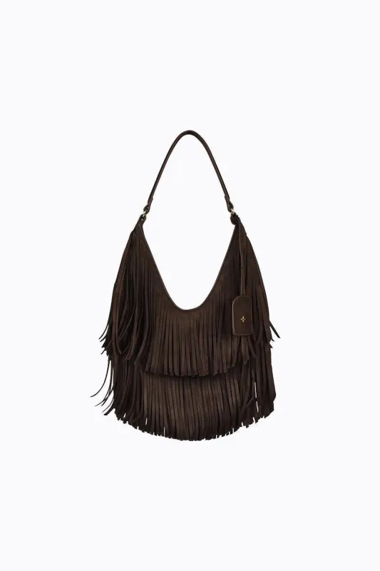 Phoebe - Chocolate Faux Suede made by PETA AND JAIN