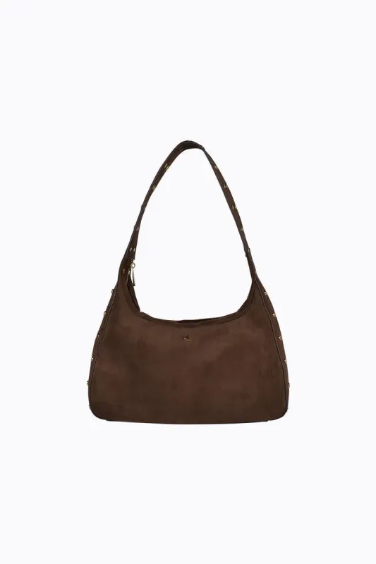 Soho - Chocolate Faux Suede sold by PETA AND JAIN