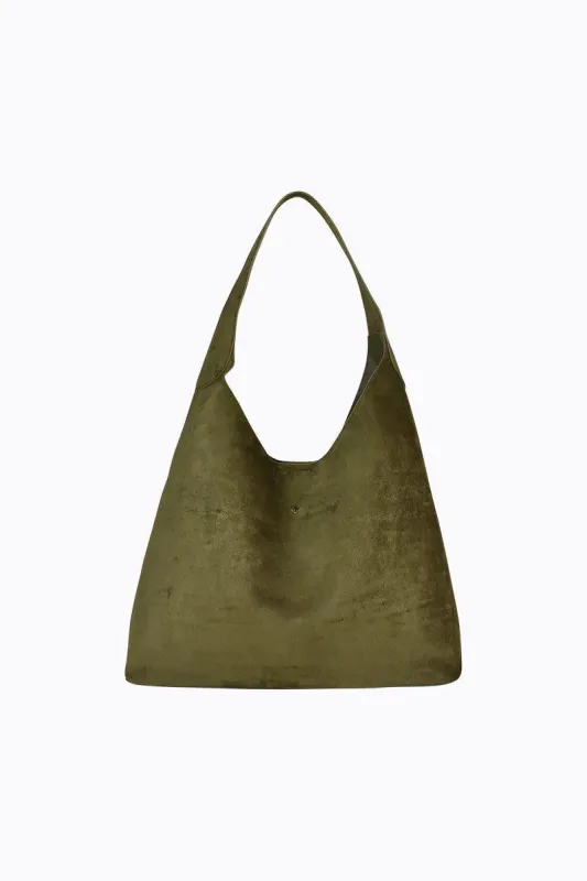 Duke - Khaki Faux Suede sold by PETA AND JAIN