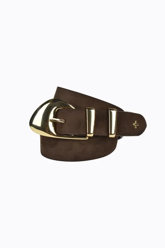 Moma - Chocolate Faux Suede sold by PETA AND JAIN