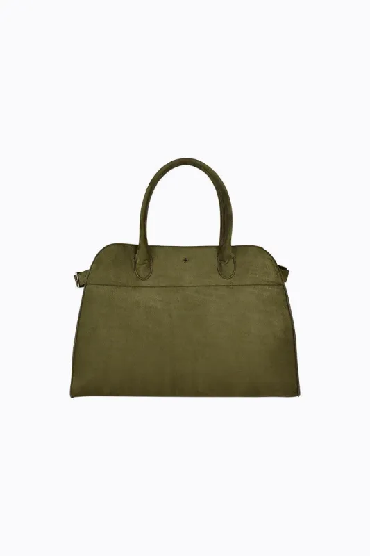 Master - Khaki Faux Suede sold by PETA AND JAIN