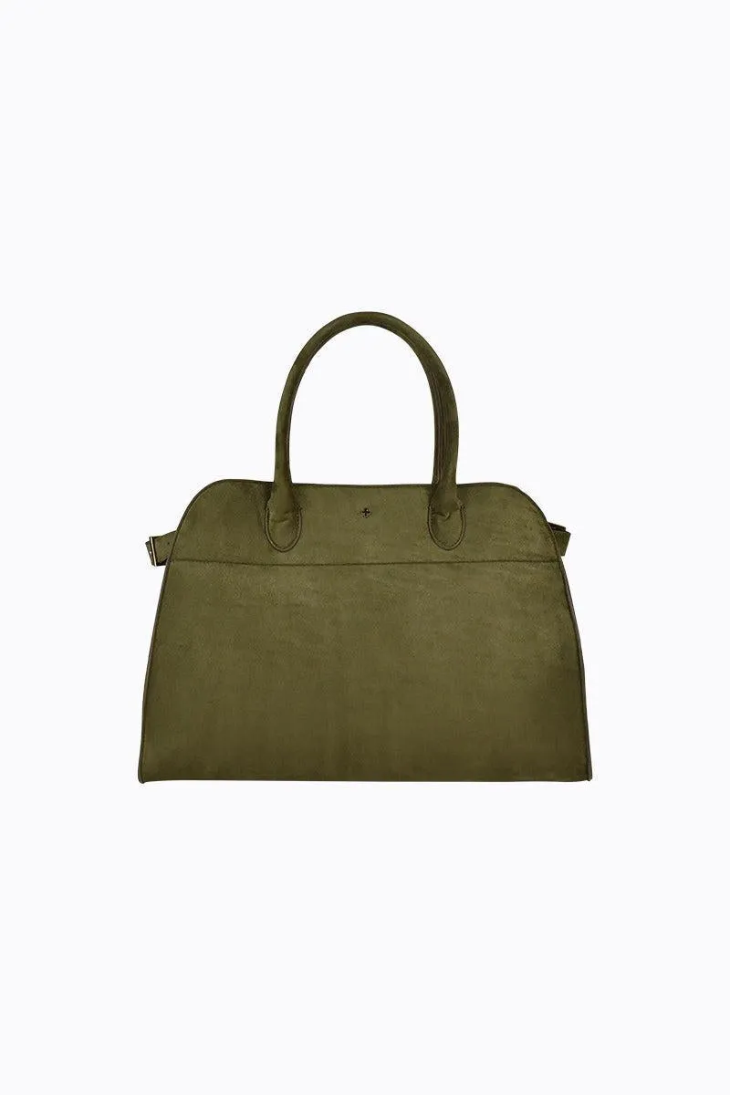 Master - Khaki Faux Suede sold by PETA AND JAIN