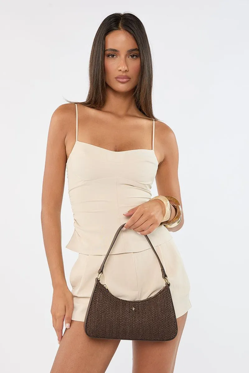 Josee - Chocolate Faux Raffia sold by PETA AND JAIN product image thumbnail 2