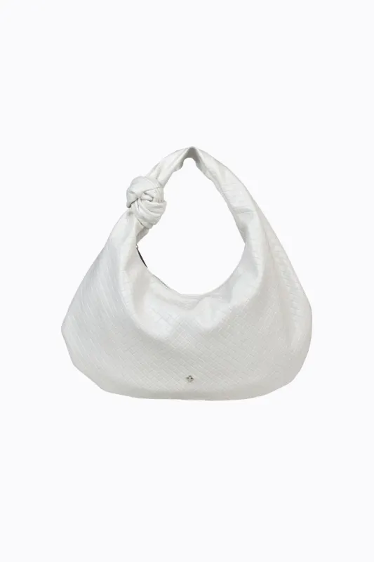 Evity - White Embossed Weave sold by PETA AND JAIN