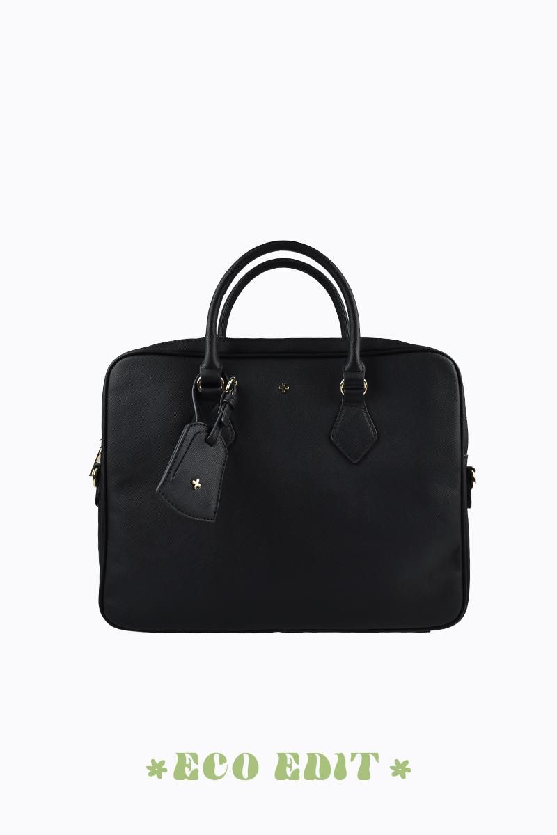 Gilmore - Black Saffiano Gold sold by PETA AND JAIN