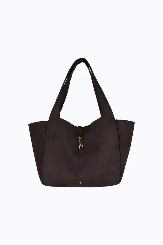 Dasha - Chocolate Faux Suede sold by PETA AND JAIN