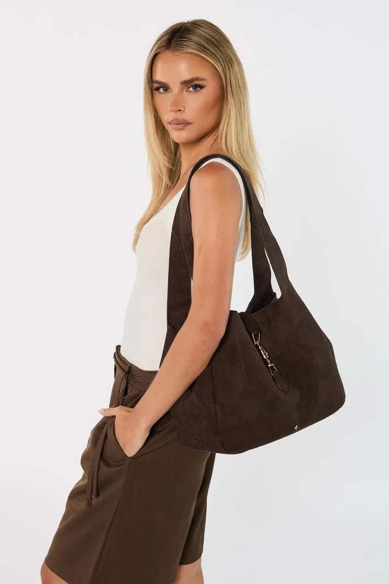 Dasha - Chocolate Faux Suede sold by PETA AND JAIN product image thumbnail 5