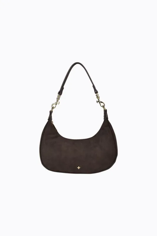 Munroe - Chocolate Faux Suede sold by PETA AND JAIN