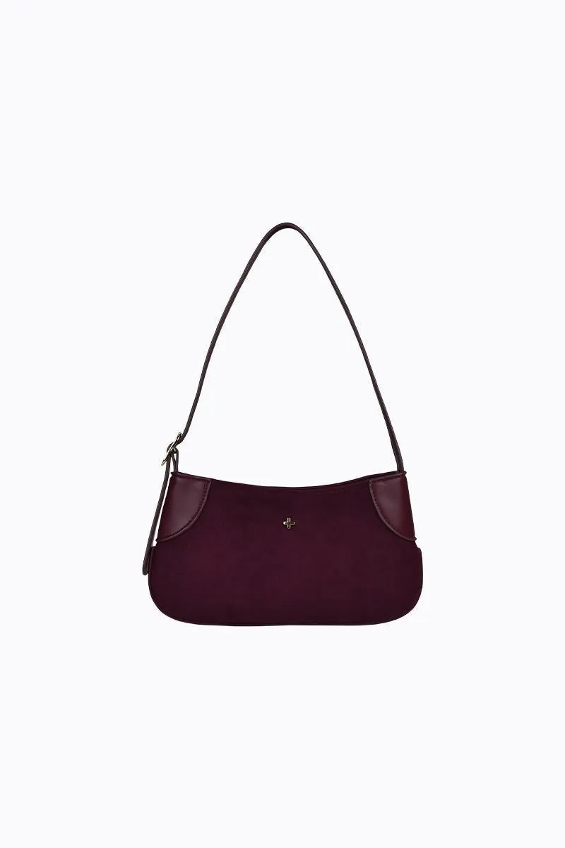 Glinda - Berry Faux Suede sold by PETA AND JAIN