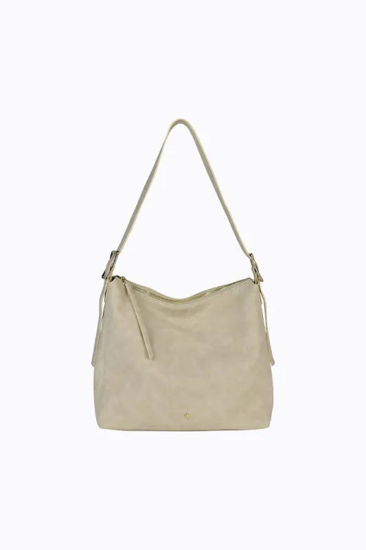 Lucia - Beige Faux Suede made by PETA AND JAIN