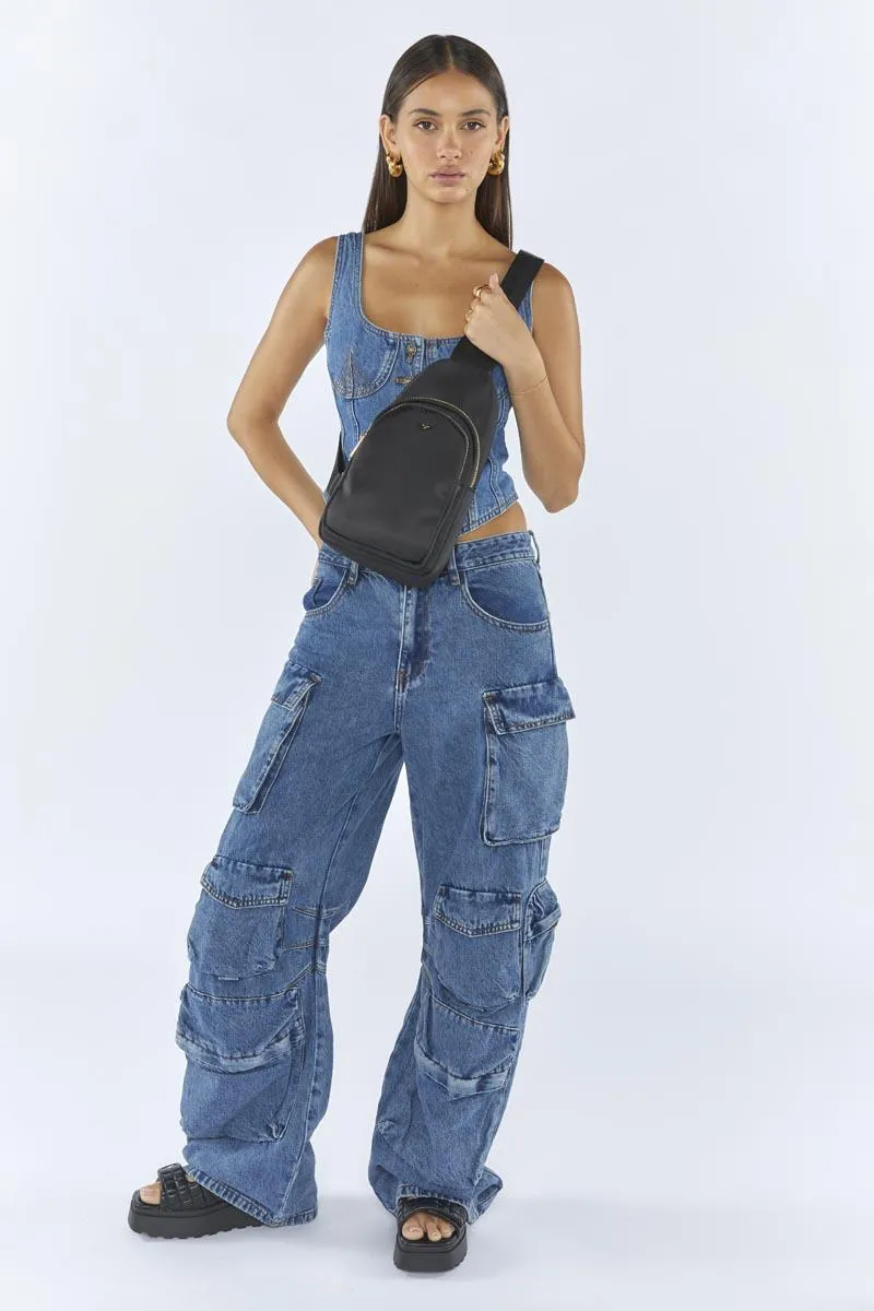 Dayna - Black Nylon sold by PETA AND JAIN product image thumbnail 4