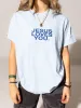 Light Blue Logo Tee sold by Jesus Loves You