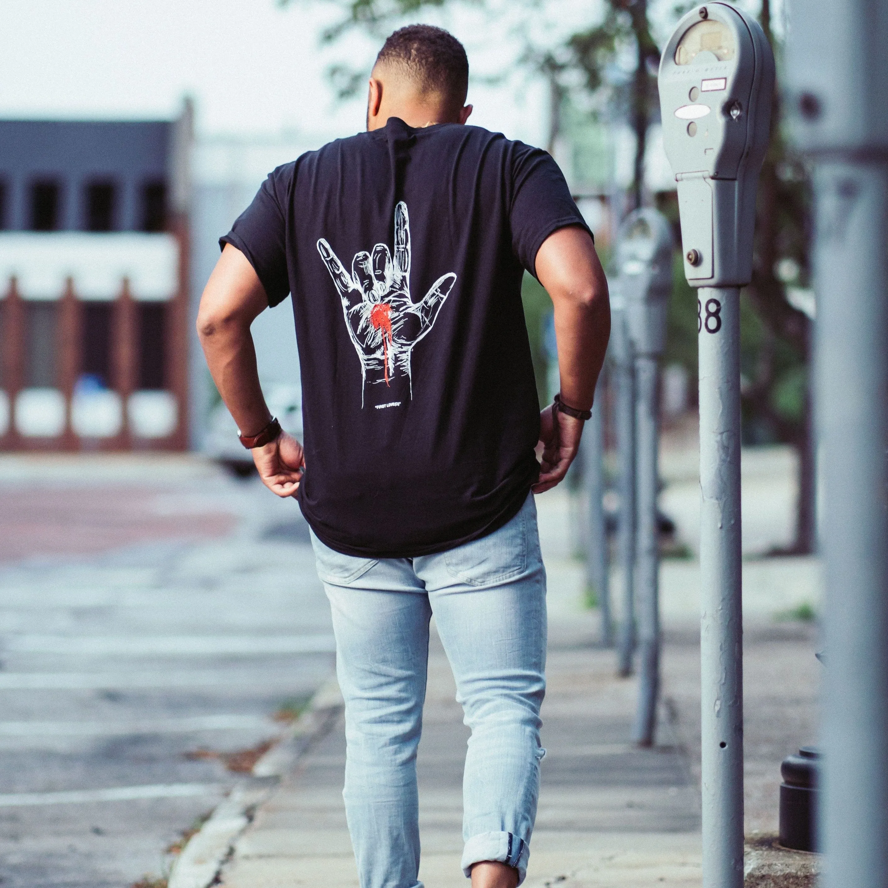 "FIRST LOVE(D)" Tee sold by Jesus Loves You product image thumbnail 4