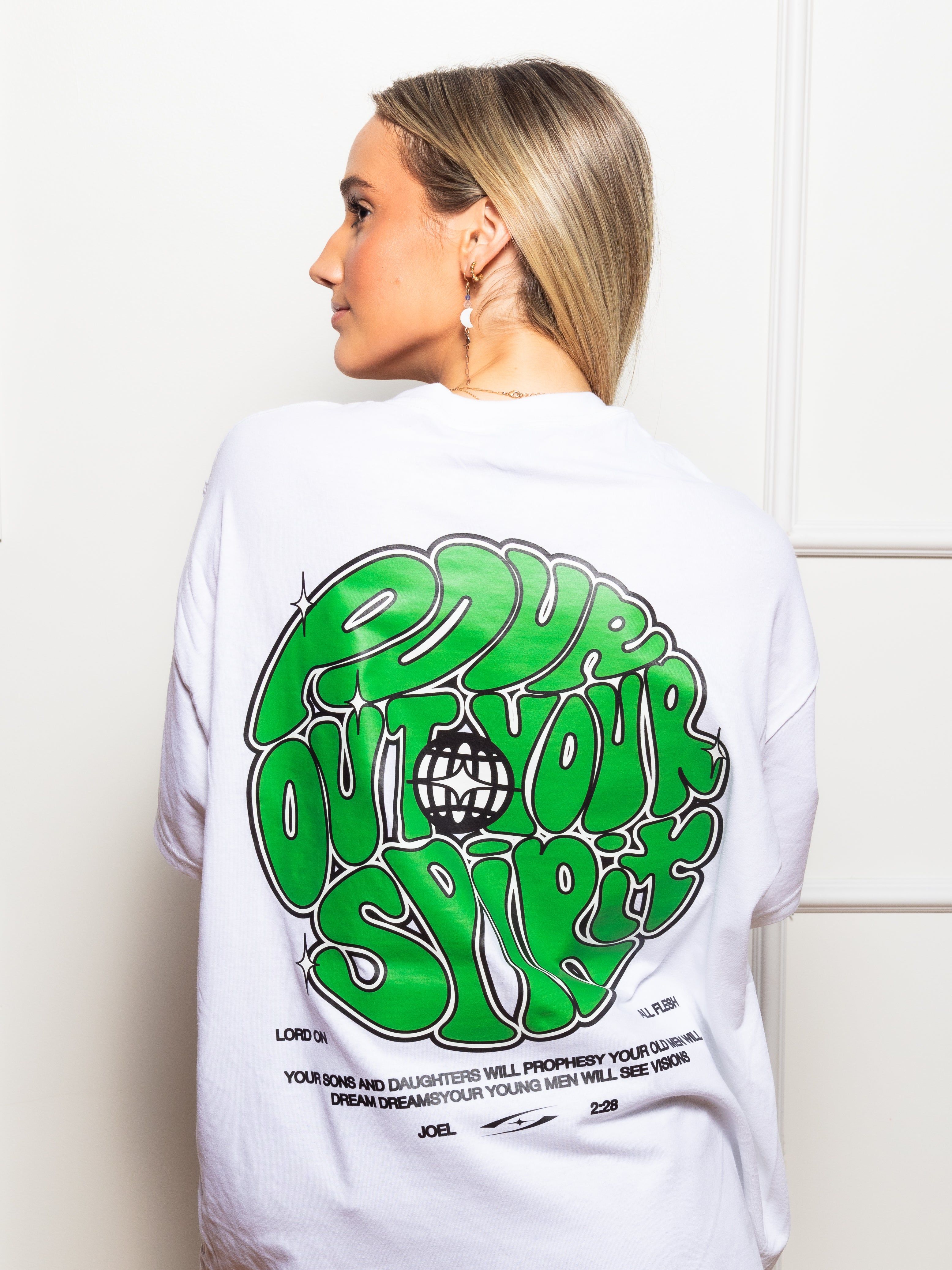 "Pour Out Your Spirit" Tee sold by Jesus Loves You