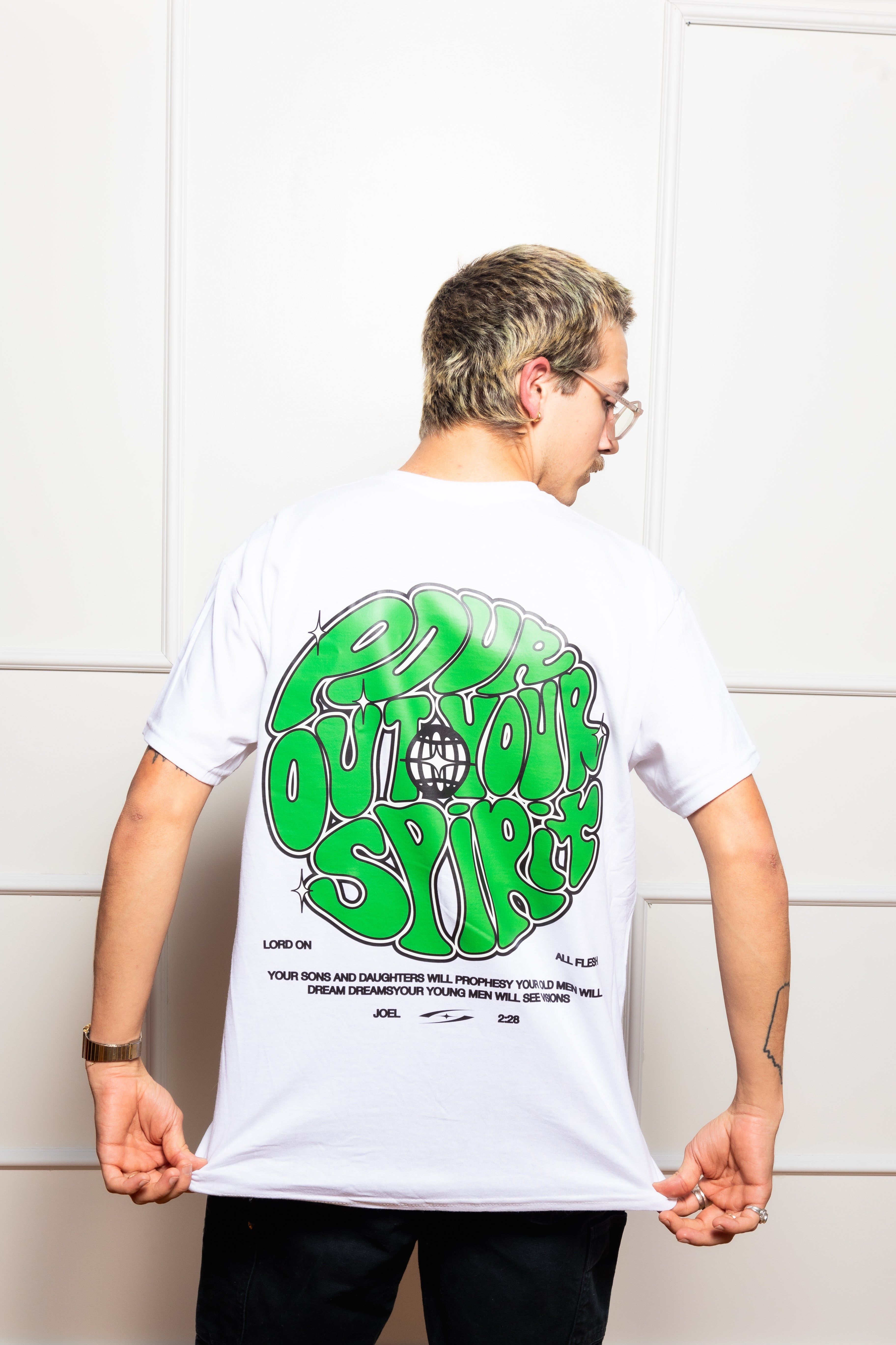 "Pour Out Your Spirit" Tee sold by Jesus Loves You product image thumbnail 3