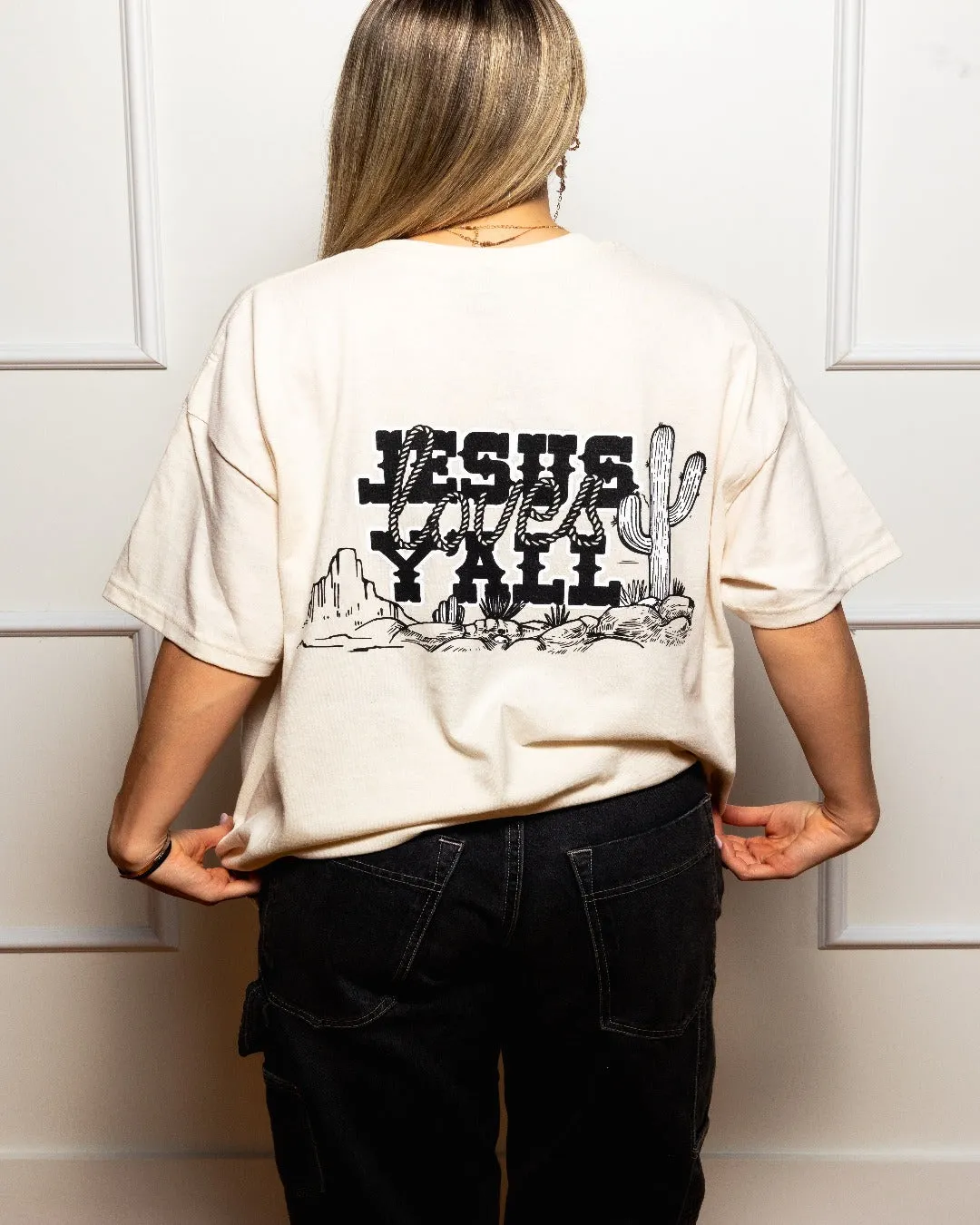 "Jesus Loves Y'all" Western Tee sold by Jesus Loves You