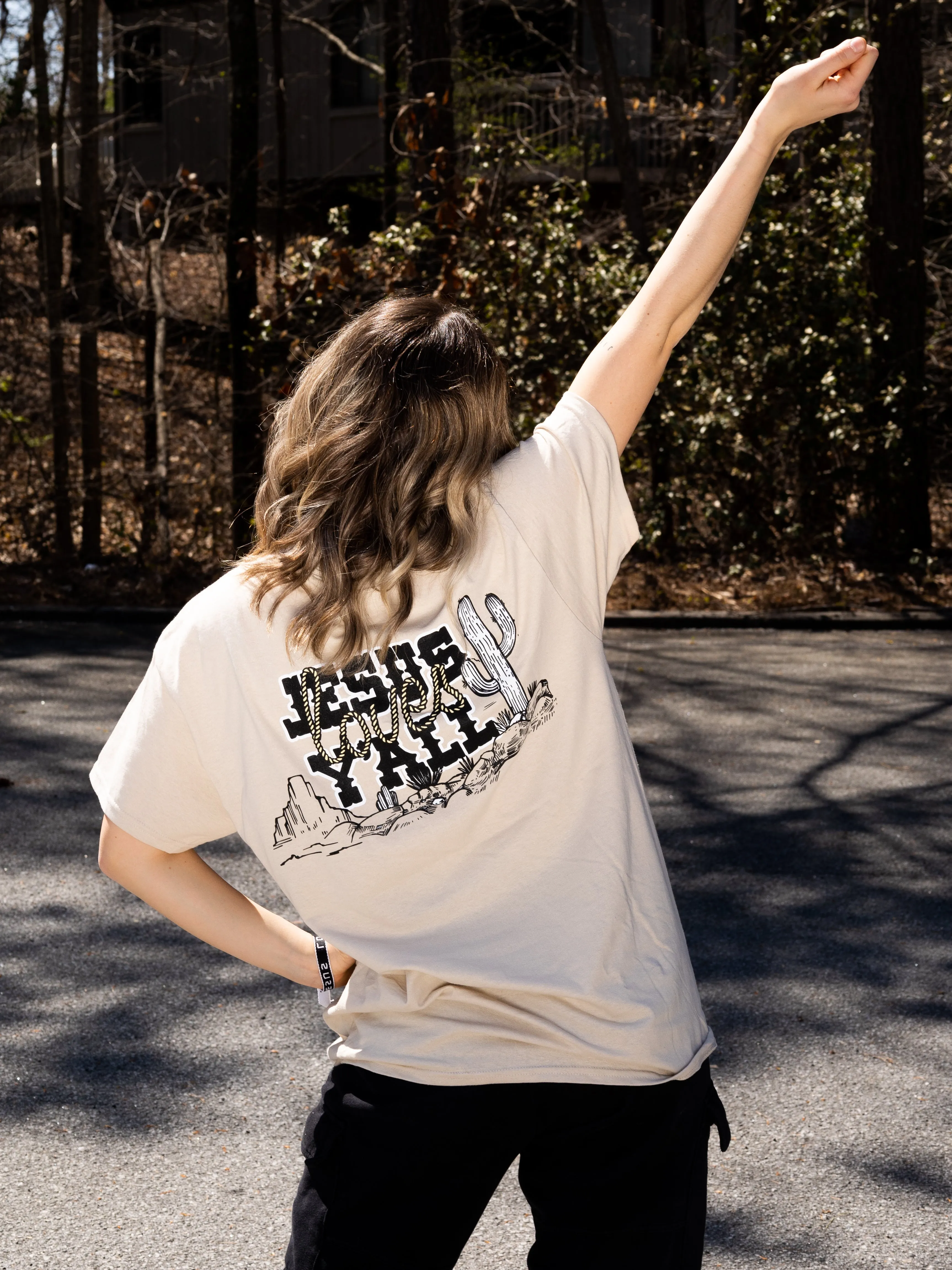 "Jesus Loves Y'all" Western Tee sold by Jesus Loves You product image thumbnail 4