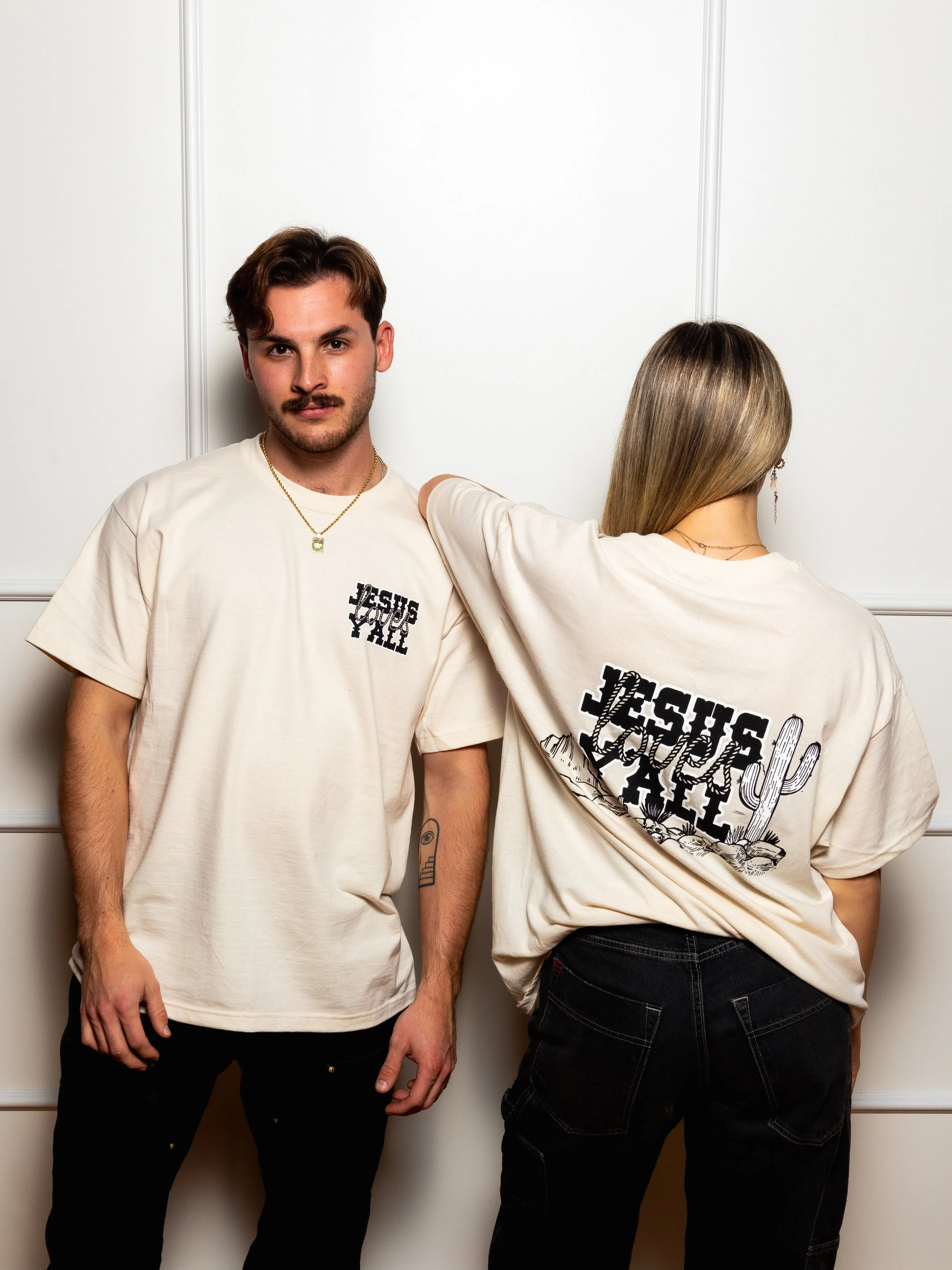 "Jesus Loves Y'all" Western Tee sold by Jesus Loves You product image thumbnail 2