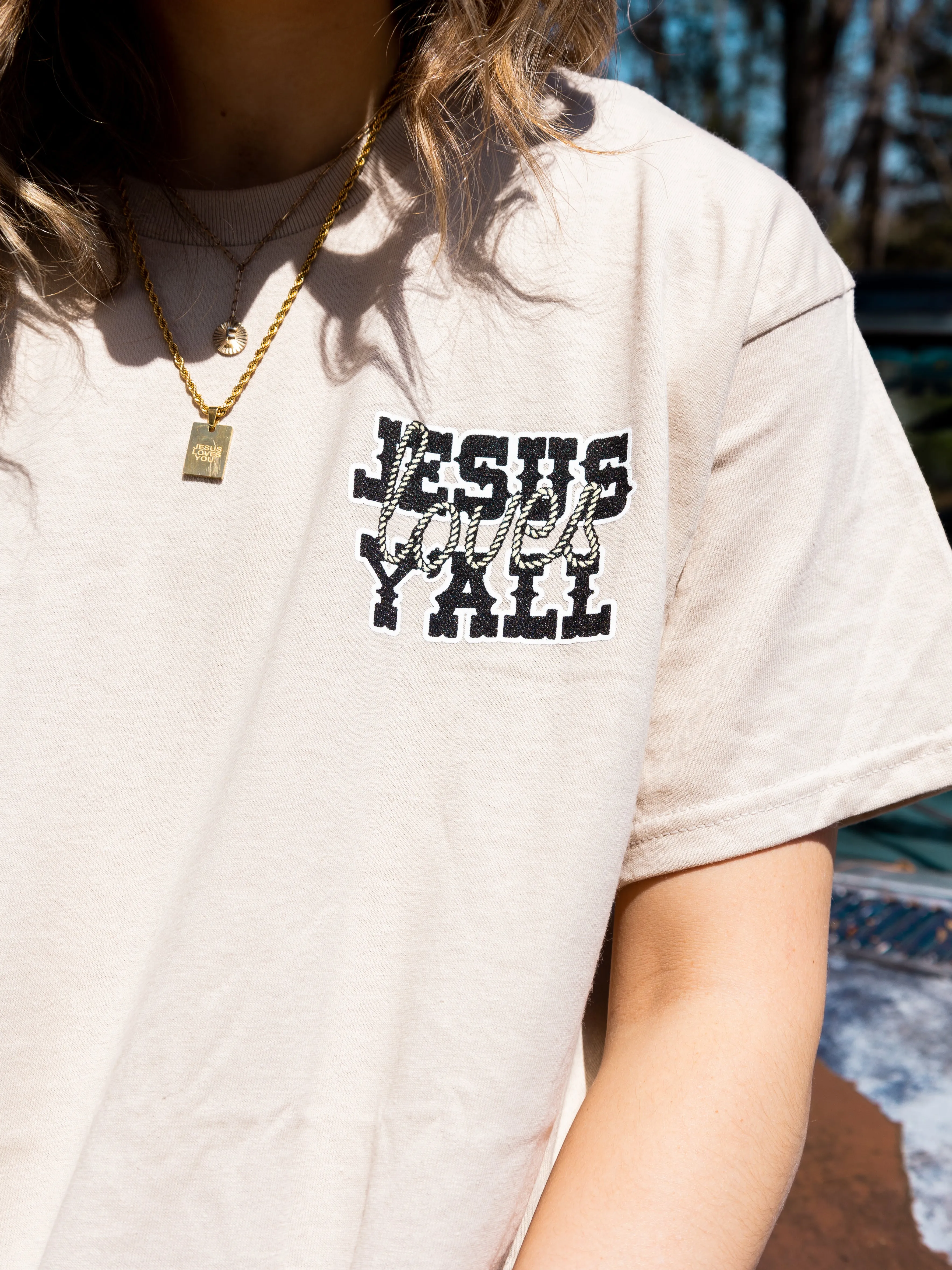 "Jesus Loves Y'all" Western Tee sold by Jesus Loves You product image thumbnail 3