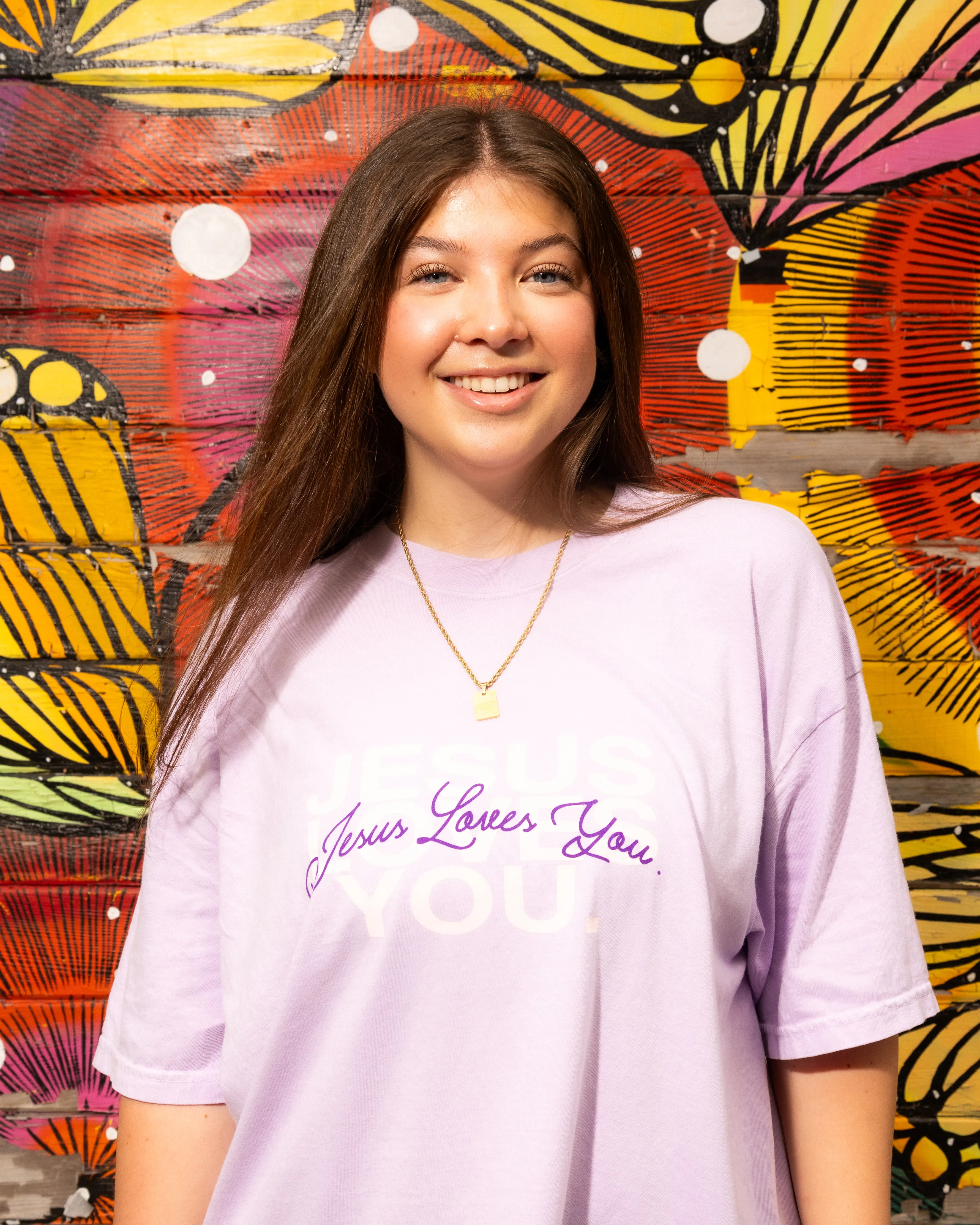 "No Limits" Comfort Colors Tee || Orchid sold by Jesus Loves You