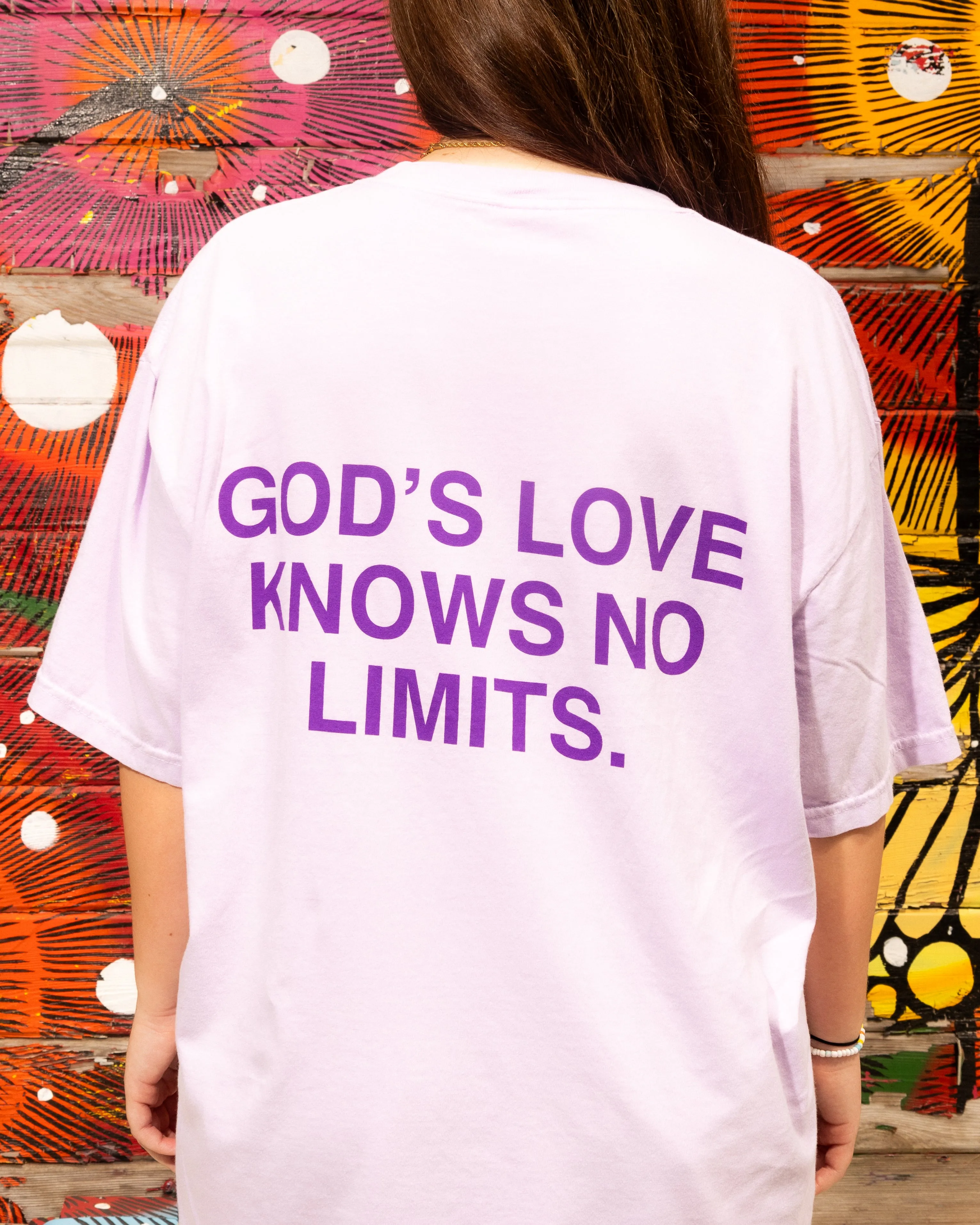 "No Limits" Comfort Colors Tee || Orchid sold by Jesus Loves You product image thumbnail 2