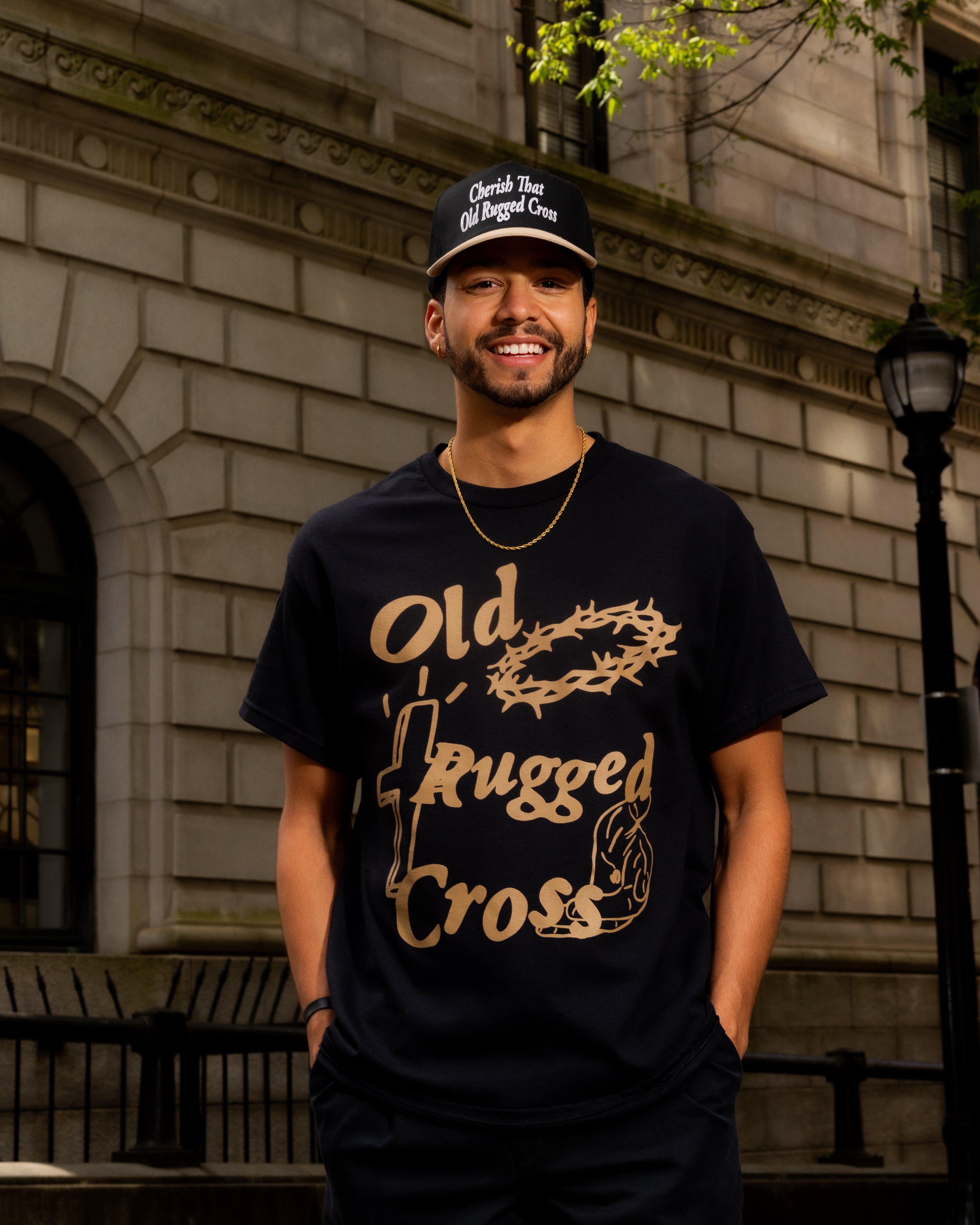 "Old Rugged Cross" Tee || Copper Print sold by Jesus Loves You product image thumbnail 3