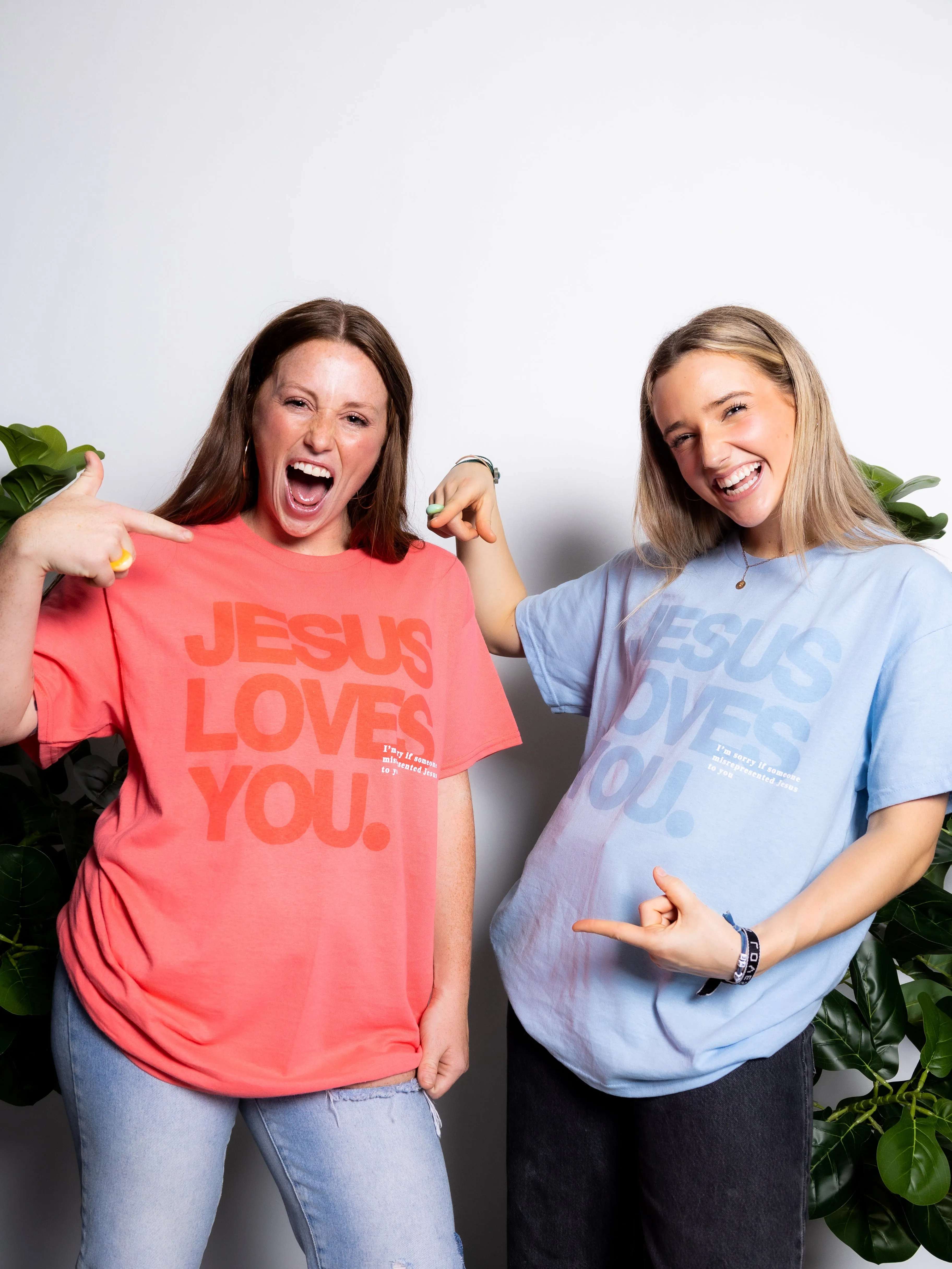 Sky Blue || Monochrome "I'm Sorry" Tee sold by Jesus Loves You product image thumbnail 2