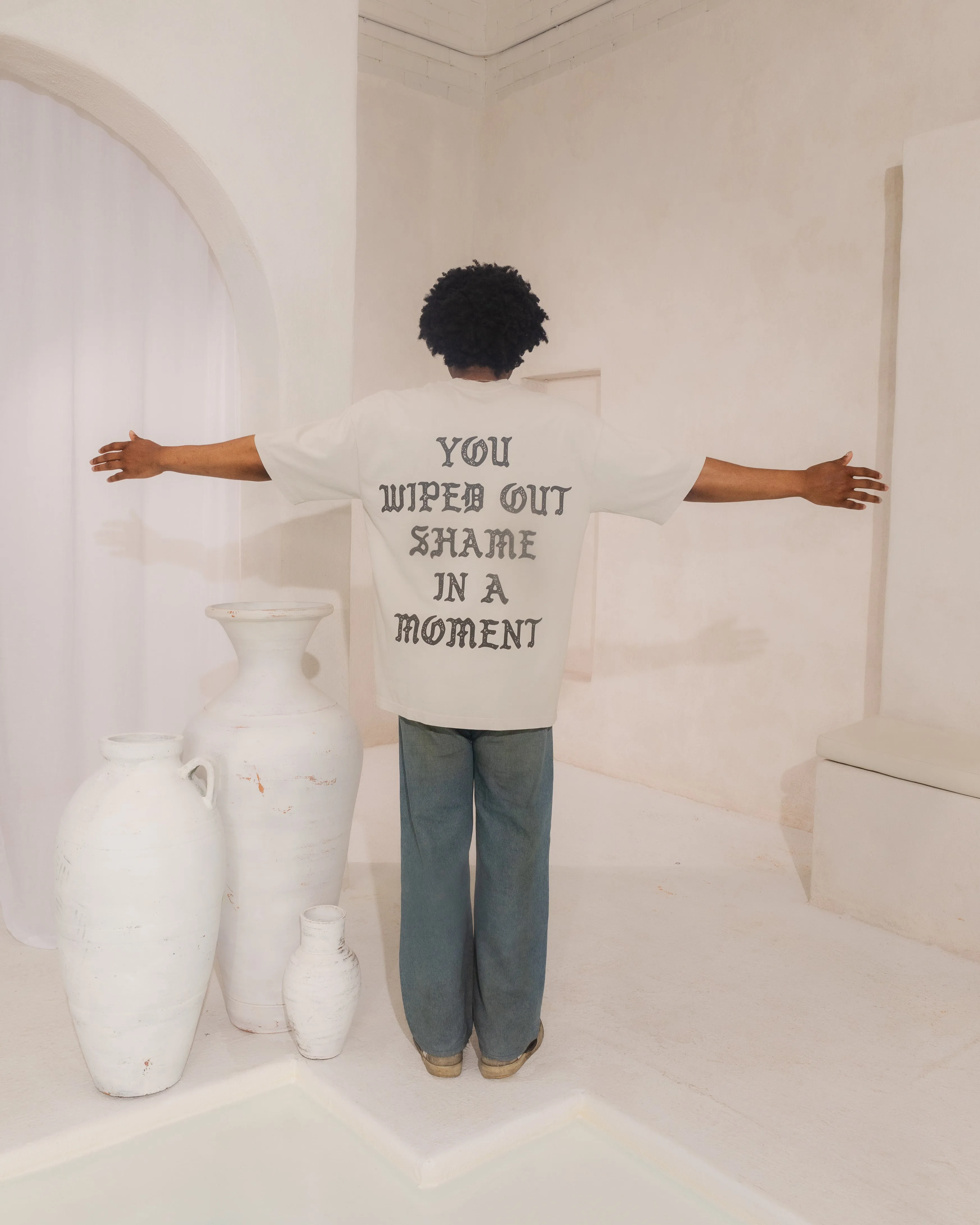 LMTD || "Shameless" Tee || Pigment Dyed Cement sold by Jesus Loves You