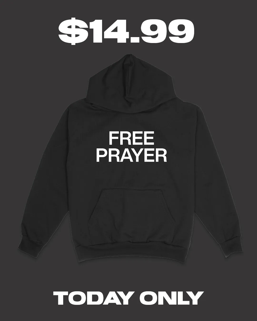 "FREE PRAYER" Hoodie (Pre-Order) sold by Jesus Loves You