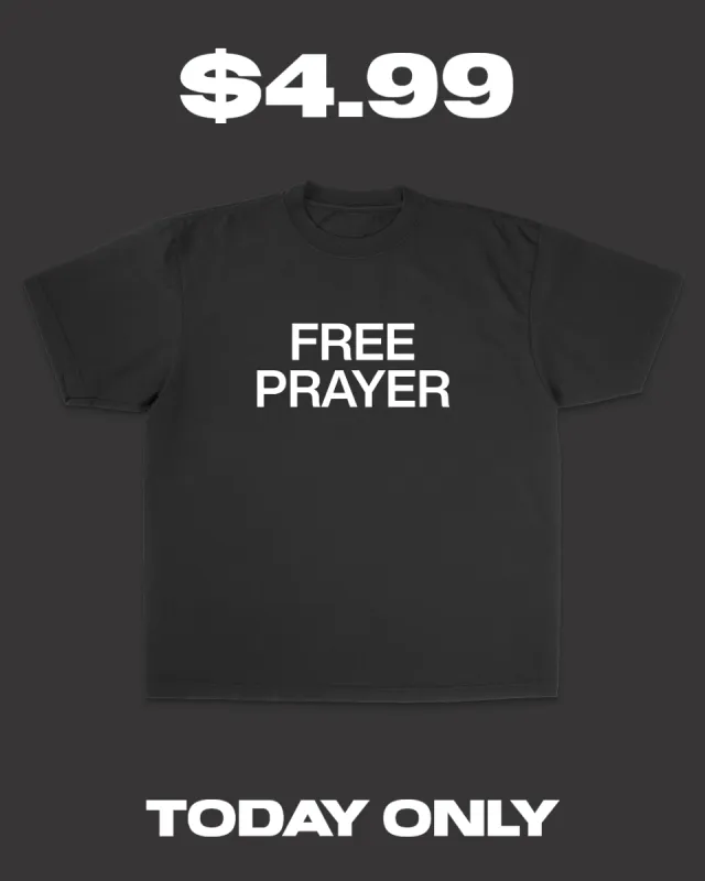 "FREE PRAYER" Tee (Pre-Order) sold by Jesus Loves You