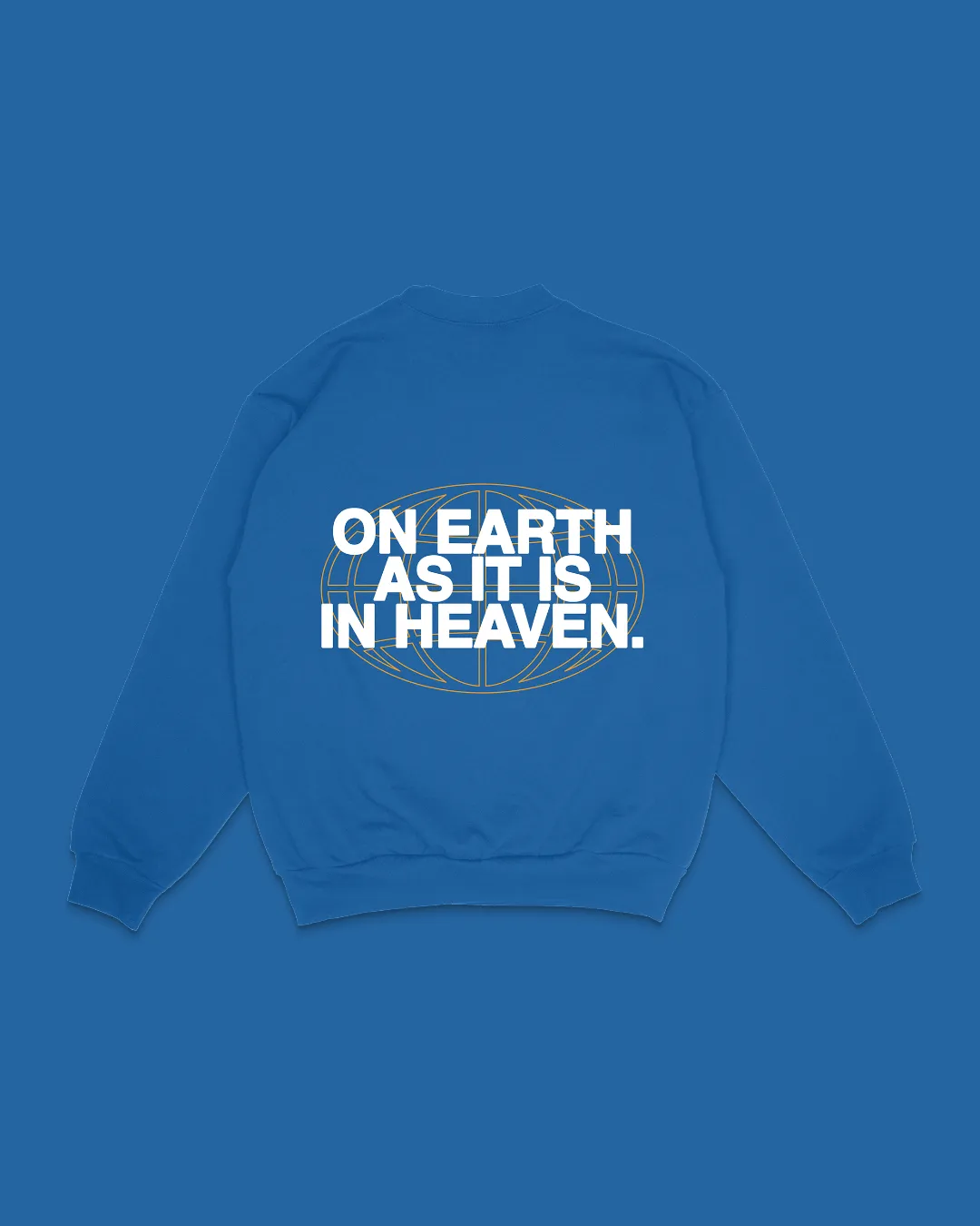 "Heaven On Earth" Crewneck || Royal sold by Jesus Loves You product image thumbnail 2