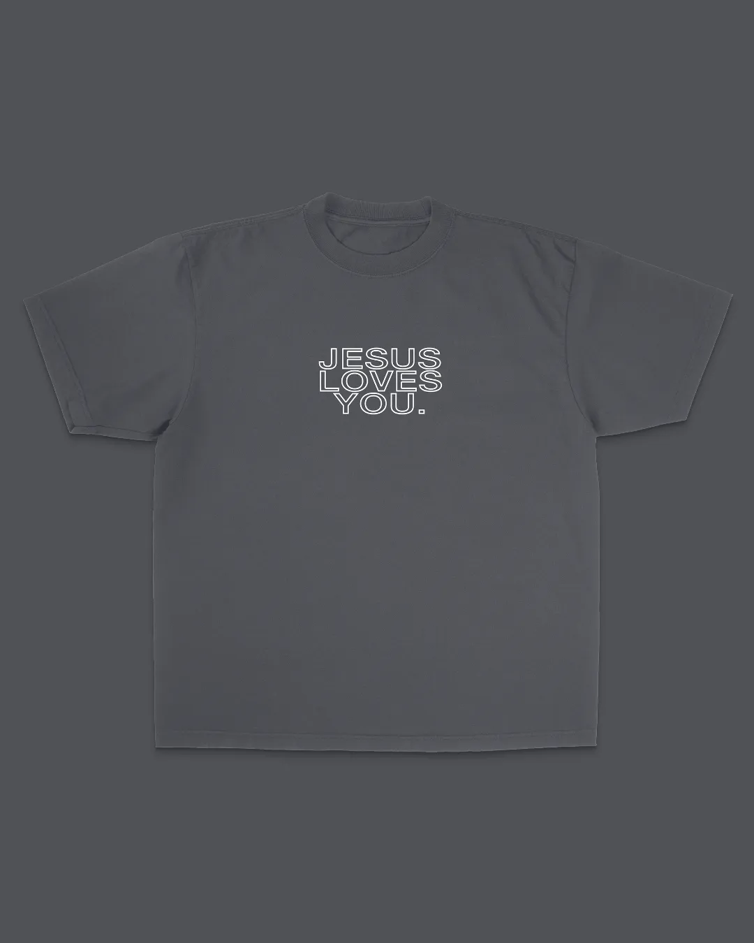 "Mad Love" Tee || Charcoal sold by Jesus Loves You product image thumbnail 2